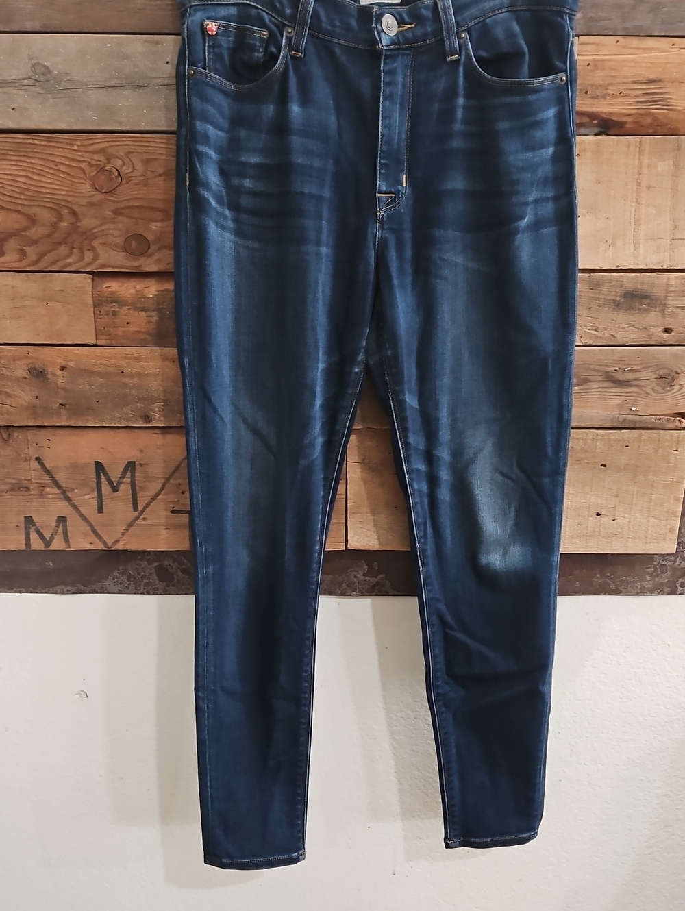 Hudson Jeans Women's Dark Blue Skinny Jeans Size 28 Bin 15. Worn But Good